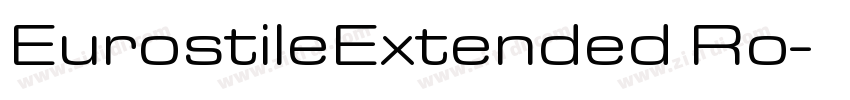 EurostileExtended Ro字体转换